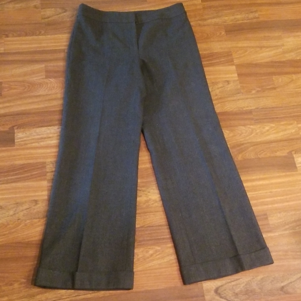 Ann Taylor Wide Leg Wool Blend Trousers Sz…
